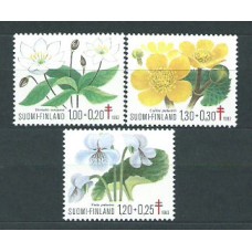 Finlandia - Correo 1983 Yvert 896/8 ** Mnh Flores