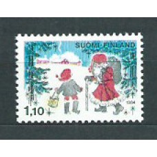 Finlandia - Correo 1984 Yvert 916 ** Mnh Navidad