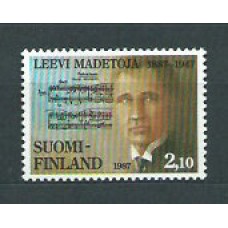 Finlandia - Correo 1987 Yvert 978 ** Mnh Leevi Madetoja