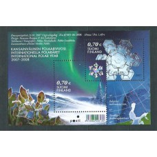 Finlandia - Hojas Yvert 42 ** Mnh Año polar