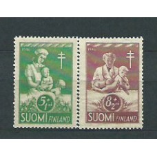 Finlandia - Correo 1946 Yvert 312/3 ** Mnh  Medicina