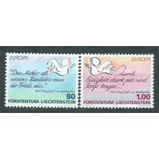 Liechtenstein - Correo 1995 Yvert 1044/5 ** Mnh Europa