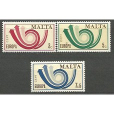 Malta - Correo 1973 Yvert 474/6 ** Mnh Europa