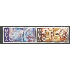 Malta - Correo 1976 Yvert 527/8 ** Mnh Europa