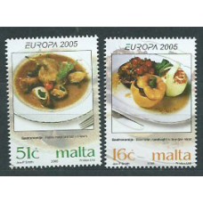 Malta - Correo 2005 Yvert 1363/4 ** Mnh Europa Gastronomia