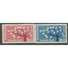 Noruega - Correo 1962 Yvert 433/4 ** Mnh Europa