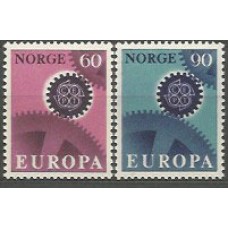 Noruega - Correo 1967 Yvert 509/10 ** Mnh Europa