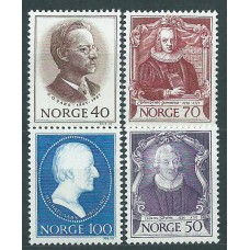 Noruega - Correo 1970 Yvert 569/72 ** Mnh