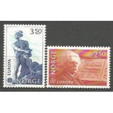 Noruega - Correo 1983 Yvert 841/2 ** Mnh Europa