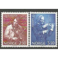 Noruega - Correo 1985 Yvert 880/1 ** Mnh Europa