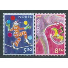 Noruega - Correo 2002 Yvert 1389/90 ** Mnh Europa