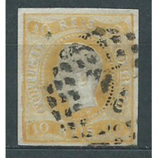 Portugal - Correo 1866-67 Yvert 19 usado Luis I