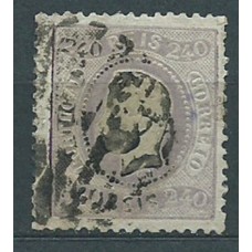 Portugal - Correo 1869-70 Yvert 34 usado Luis I