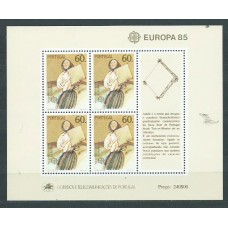 Portugal - Hojas 1985 Yvert 48 ** Mnh Europa