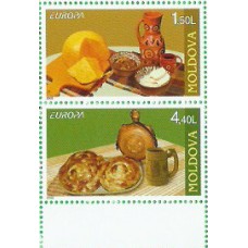 Moldavia - Correo Yvert 442/3 ** Mnh Europa Gastronomia