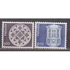 Suiza - Correo 1974 Yvert 968a-971a ** Mnh Arquitectura