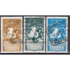 España II Centenario Correo 1955 Edifil 1180/2 usado