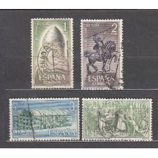 España II Centenario Correo 1962 Edifil 1444/7 usado