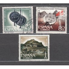 España II Centenario Correo 1963 Edifil 1516/8  usado