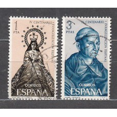 España II Centenario Correo 1965 Edifil 1693/4 usado