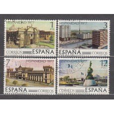 España II Centenario Correo 1977 Edifil 2439/42 usado