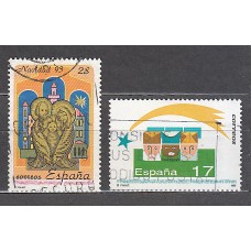 España II Centenario Correo 1993 Edifil 3273/4 usado