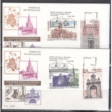 España II Centenario Sobres 1º Día 1991 Edifil 3146/9