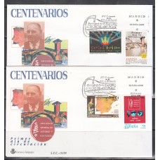 España II Centenario Sobres 1º Día 1999 Edifil 3651/4