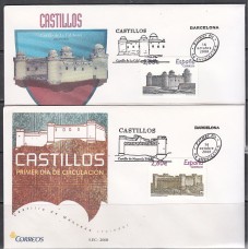 España II Centenario Sobres 1º Día 2008 Edifil 4439/40