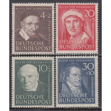 Alemania Federal Correo 1951 Yvert 29/32 ** Mnh