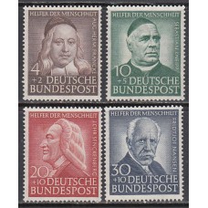 Alemania Federal Correo 1953 Yvert 59/62 ** Mnh Personajes