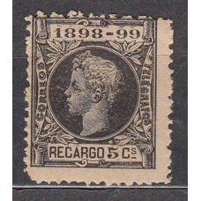 España Reinado Alfonso XIII 1898 Edifil 240 * Mh