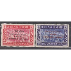 Canarias Correo 1938 Edifil 56/7 * Mh