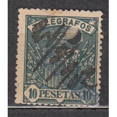 España Telégrafos 1901 Edifil 38 usado