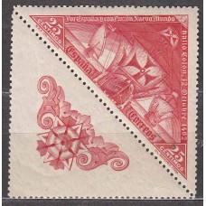 España Variedades 1930 Edifil 539ba ** Mnh Colón  bandeleta tipo B