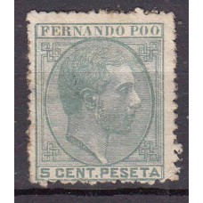 Fernando Poo Sueltos 1879 Edifil 2 (*) Mng