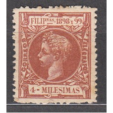 Filipinas Sueltos 1898 Edifil 134 (*) Mng