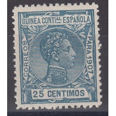 Guinea Sueltos 1907 Edifil 50 ** Mnh