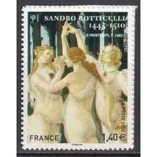 Francia - Autoadhesivos 2010 Yvert 509 ** Mnh  Pintura Botticelli