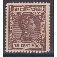 Guinea Sueltos 1907 Edifil 49 ** Mnh