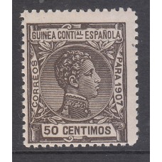 Guinea Sueltos 1907 Edifil 51 **  Mnh