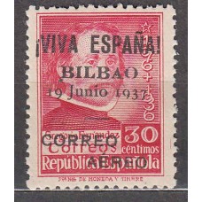 Locales Patrióticos Bilbao 1937 Edifil 9 ** Mnh