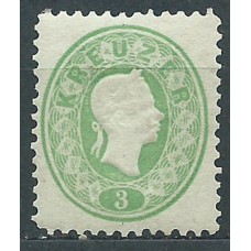 Austria - Correo 1861 Yvert 18 * Mh