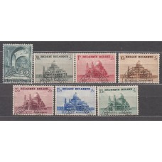 Belgica - Correo 1938 Yvert 471/7 usado Basílica de Koekelberg