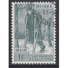 Belgica - Correo 1969 Yvert 1510 usado Inválidos de guerra