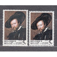 Belgica - Correo 1977 Yvert 1855/6 ** Mnh Pintura Rubens