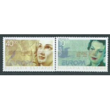 Bulgaria - Correo 1996 Yvert 3651/2 ** Mnh Mujeres célebres