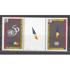 Andorra Francesa Correo 1995 Yvert 465A ** Mnh ONU