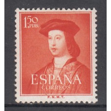 España II Centenario Sueltos 1952 Edifil 1109 * Mh