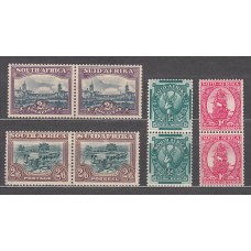 Africa del Sur Yvert Correo 148/52 parejas **/* Mnh/Mh